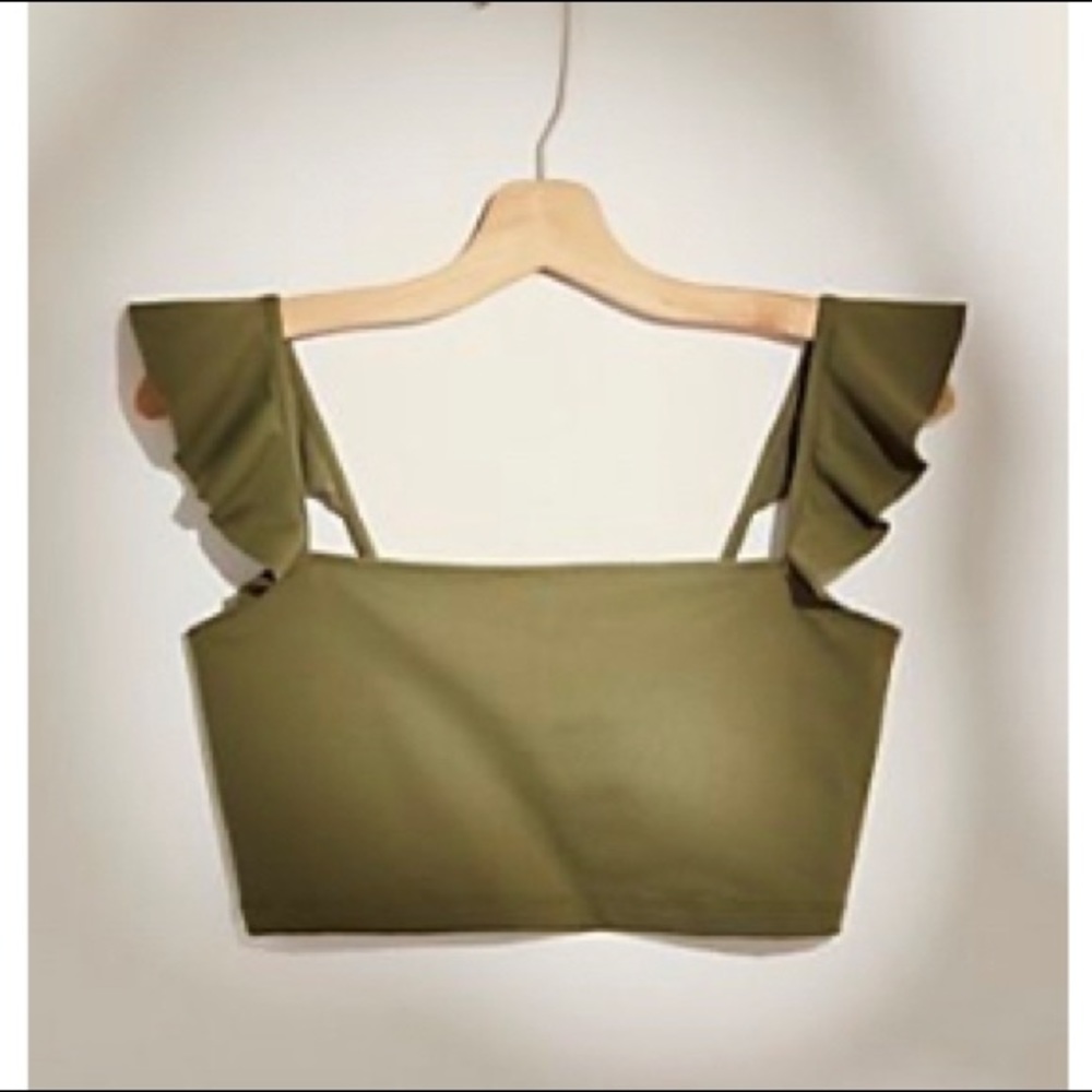 Free people little flirty duo crop
